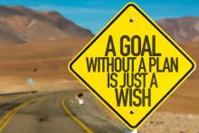 Goal setting sign