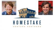 Jeff and Bill with Homestake Logo